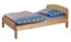 Postel z masivu, jednolůžko Gazel