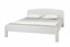 Postel z masivu bílá, dvoulůžko Gazel.