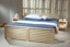 Postel z masivu, dvoulůžko, vysoká postel Gazel