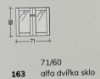 Dvířka ke  komodě Alfa