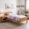 Postel pro seniory Bergamo 100x200 cm buk nízké čelo